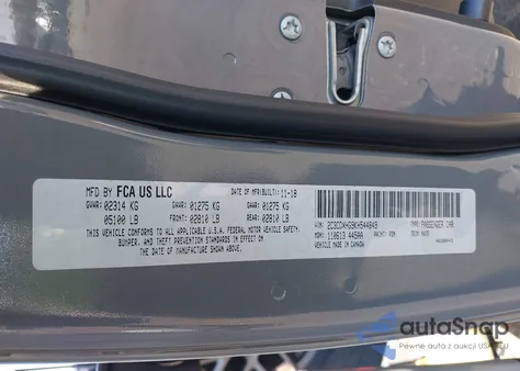 2019 Dodge Charger Gt Rwd из США, поврежденный, VIN 2C3CDXHG9KH544849